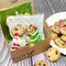 Wrapables Transparent Self-Adhesive 4" x 4" Candy and Cookie Bags, Favor Treat Bags for Christmas Parties and Holidays (200pcs)